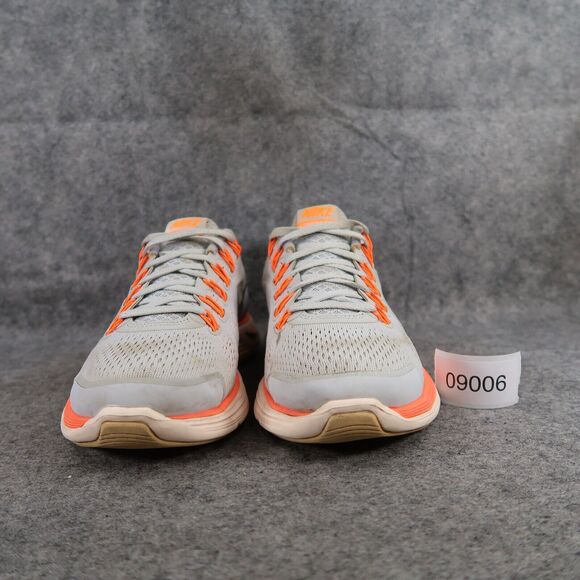 Nike Shoes Womens 7.5 Athletic Trainer Lunarglide 4 Running Sneaker Comfort Grey - Picture 3 of 13
